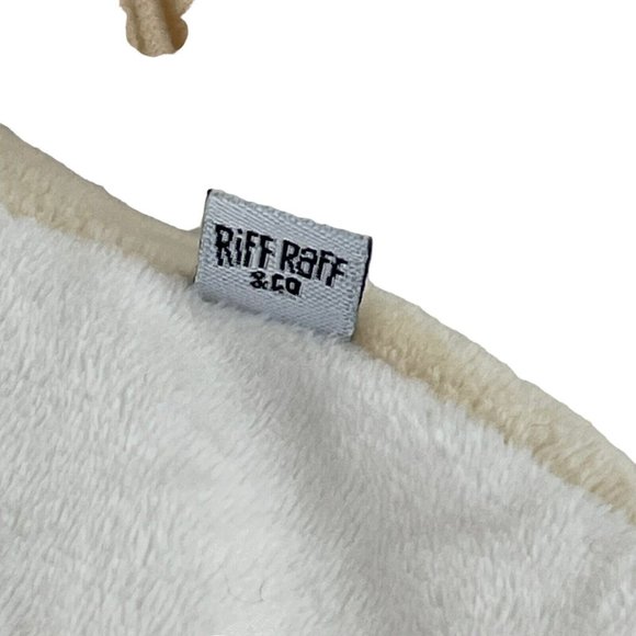 Riff Raff Cream Bunny Rabbit Lovey Security Blanket Lullaby Music White Noise - Picture 7 of 8
